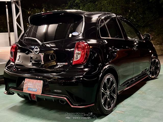 日産 マーチ ニスモ・専用エアロ・純正16インチAW・純正SDナビ