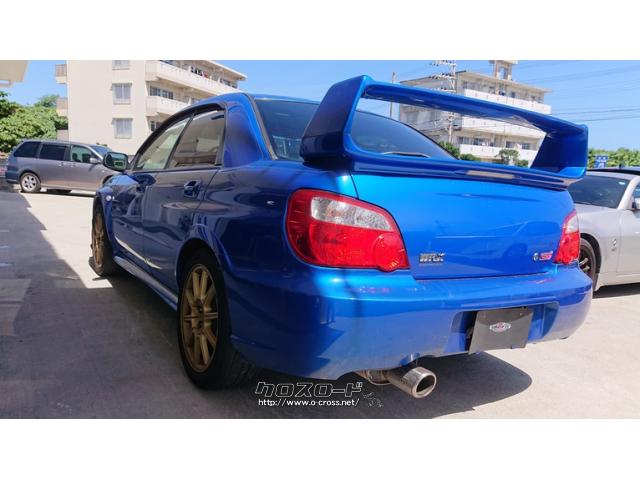 スバル インプレッサWRX WRX STi 6速マニュアル 涙目後期GDB-E・2004(H16)年式・WRブルー・ずけむら自動車販売・15.9万km・保証無  | 沖縄の中古車情報 - クロスロード