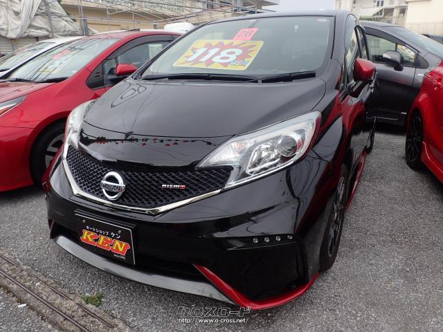 日産 ノート ニスモ 16 H28 年式 クロ 10cc オートショップken 宜野湾店 3 1万km 保証付 12ヶ月 距離無制限 沖縄の 中古車情報 クロスロード
