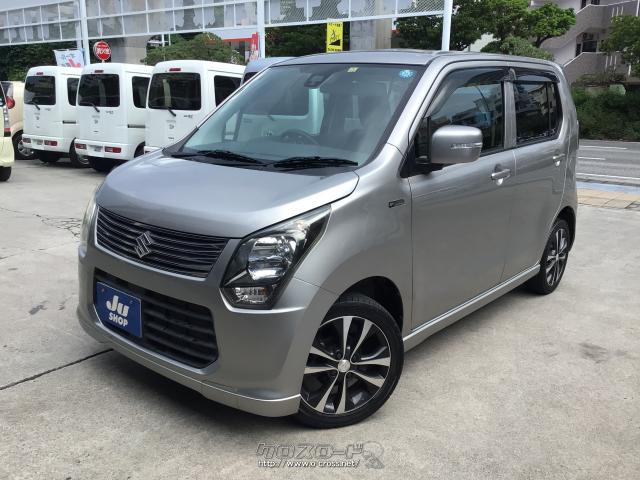 スズキ ワゴンr 周年記念車 ワンセグナビ Bluetooth Etc 純正アルミ スマートキー プッシュスタート 13 H25 年式 スチールシルバー 660cc ダイドー自動車 10 1万km 保証付 3ヶ月 3千km 沖縄の中古車情報 クロスロード