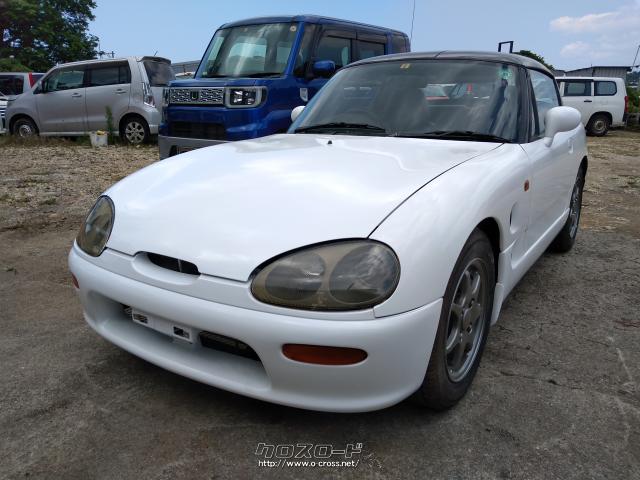 スズキ カプチーノ インタークーラーターボ 1992 H4 年式 白 660cc 南自動車解体所 走行不明 保証無 沖縄の中古車情報 クロスロード