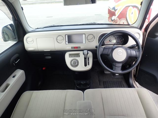 ダイハツ ミラココア プラスx 10 H22 年式 ピンクベージュ 660cc 屋富祖自動車 10 1万km 保証付 2ヶ月 3千km 沖縄の中古車情報 クロスロード