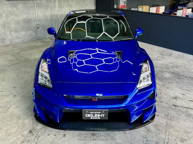 日産 GT-R プレミアムエディション  ワイドボディキット!マグネシウムホイール!カーボンルーフ!パワークラフト!・2009(H21)年式・ワンガンブルー・3800cc・CAR OFFICE  DELIGHT 嘉手納店・3.4万km・保証無 | 沖縄の中古車情報 - クロスロード