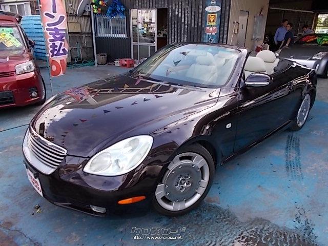 トヨタ ソアラ 令和誕生セール Type 430scv オープンカー 本革シート 純正マルチ マークレビンソン 電動オープン 01 H13 年式 パープル 4300cc Autoshop ごぉごぉ ず 14 9万km 保証無 沖縄の中古車情報 クロスロード