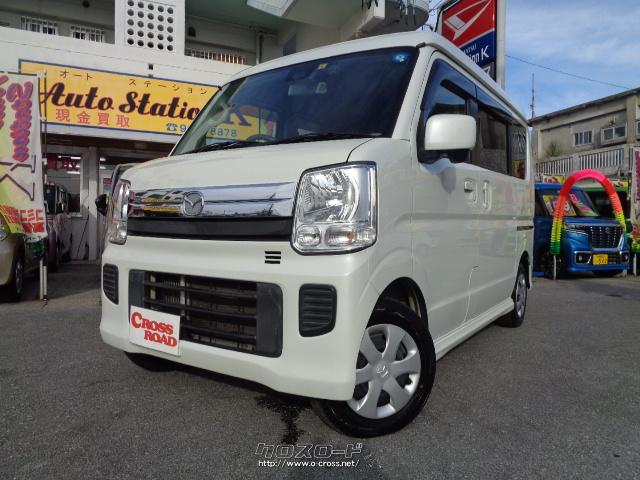 マツダ スクラムワゴン PXターボ ☆ワンオーナー車の綺麗な車.店長一押しの必見車で～す!!・2018(H30)年式 ・パールホワイト・660cc・(株)オートステーションK・8.7万km・保証付・24ヶ月・30千km | 沖縄の中古車情報 - クロスロード