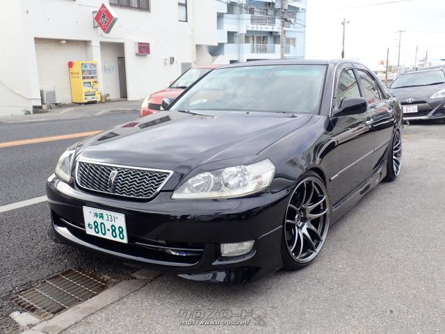 トヨタ マークii Ir V ターボ 03 H15 年式 ブラック 2500cc カーメイクスガマ 沖縄店 16 5万km 保証無 沖縄の中古車情報 クロスロード