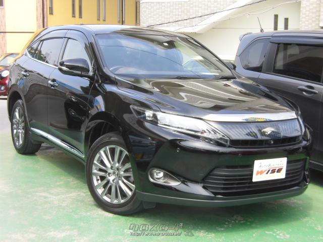 トヨタ ハリアー プレミアム アドバンスドpkg メーカーopナビ パノラミックビューモニター Jblサウンド スマホ接続ok 16 H28 年式 ブラック 00cc オートビジネスwise ワイズ 4万km 保証付 24ヶ月 距離無制限 沖縄の中古車情報 クロスロード