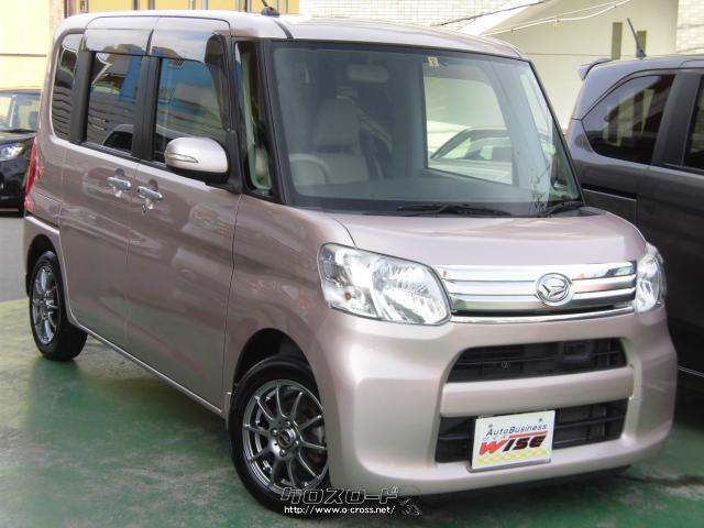 ダイハツ タント G スマートセレクションsa 両側パワースライドdr 社外メモリーナビ 純正フリップdモニター 14 H26 年式 ライトローズマイカメタリック 660cc オートビジネスwise ワイズ 8 5万km 保証付 24ヶ月 30千km 沖縄の中古車情報 クロスロード