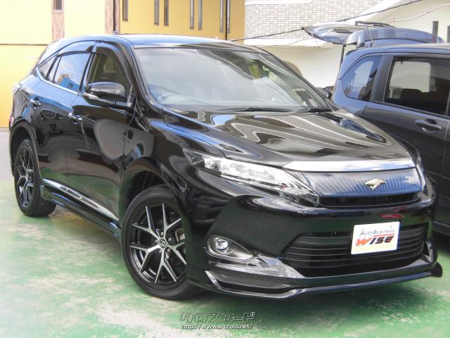 トヨタ ハリアー プレミアム スタイルアッシュ 特別仕様車 Jblサウンド 純正opエアロ 専用18aw スマホ接続ok 17 H29 年式 ブラック 00cc オートビジネスwise ワイズ 5 4万km 保証付 24ヶ月 距離無制限 沖縄の中古車情報 クロスロード