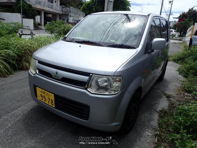 三菱 Ekワゴン Turbo 07 H19 年式 シルバー 660cc ニチジェイ エンタープライズ 9 6万km 保証付 1ヶ月 1千km 沖縄の中古車情報 クロスロード