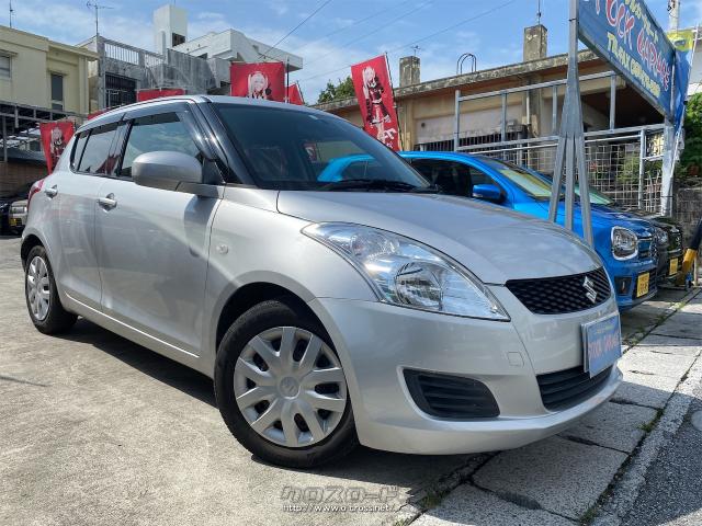 スズキ スイフト Xs プッシュスタート スマートキー Etc ナビワンセグcd 走行7 4万k 当社レンタup車 2年保証対象車 13 H25 年式 シルバーメタリック 10cc 玉城自動車 7 4万km 保証無 沖縄の中古車情報 クロスロード