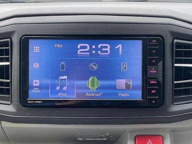様々なメディアに対応した純正ナビ。Bluetoothオーディオにも対応しています。 ダイハツ ミライース