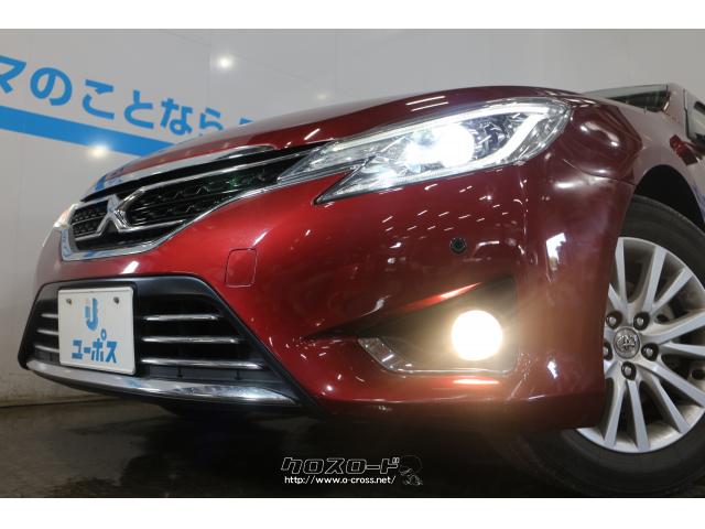 フォグランプを配した大開口バンパーと、3連のヘッドランプやメッシュグリルを採用し、低重心かつワイド感を強調している トヨタ マークX