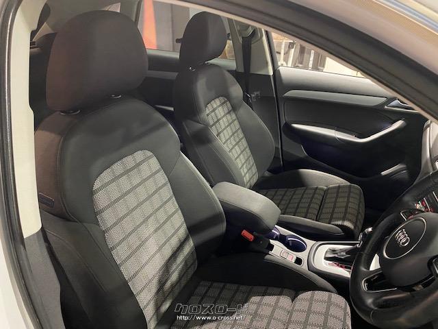ホールド性と快適性のあるフロントシート アウディ Q3