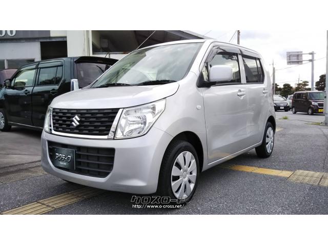 スズキ ワゴンr Fx アイドリングストップ エネチャージ低燃費車 レザーシートカバー シートヒーター 本土オークション仕入 14 H26 年式 シルバー 660cc 有 アクティブ うるま店 9万km 保証付 3ヶ月 距離無制限 沖縄の中古車情報 クロスロード