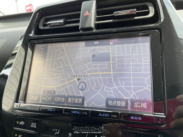 9インチデカナビ。トヨタ純正オプションナビ(CD/DVD/Bluetooth/フルセグ) 。 トヨタ プリウス