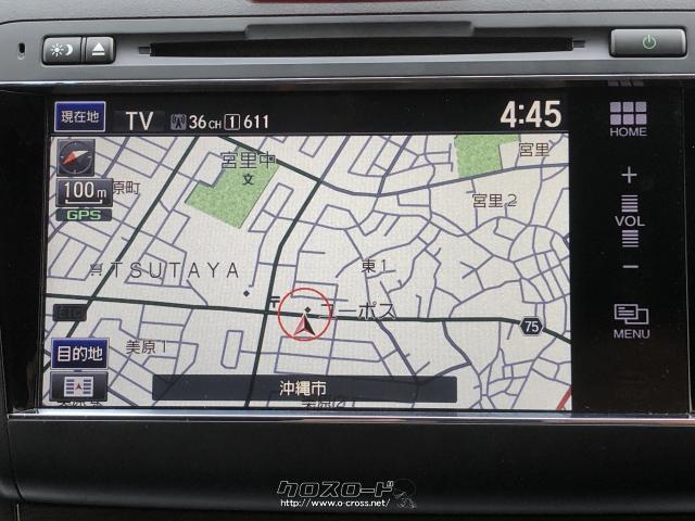 ホンダ純正インターナビ。オーディオ機能はフルセグTV/DVD/CD/Bluetooth/USB/HDMI/iPodと豊富なソース ホンダ ジェイド