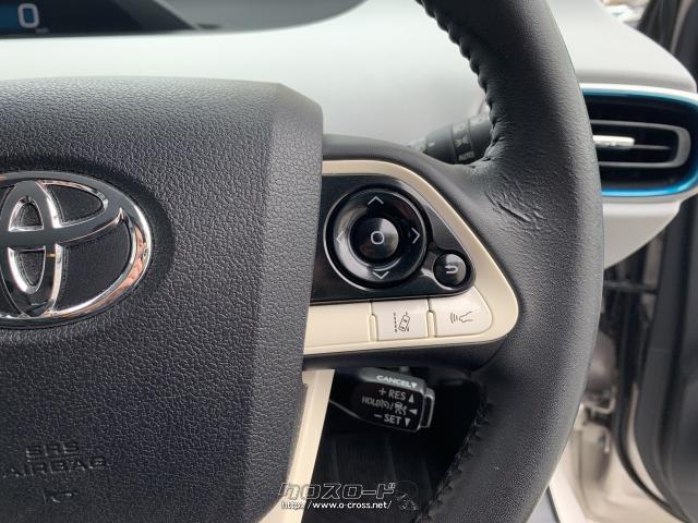 右側にはレーダークルーズコントロールの操作スイッチが配置されています。 トヨタ プリウス