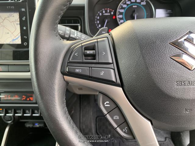 ステアリング左側にはオーディオの操作スイッチが配置されています。 スズキ イグニス