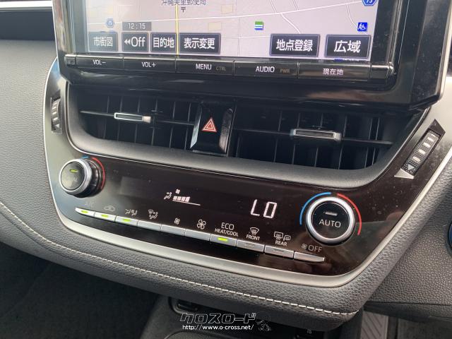 エアコンの操作パネル。 トヨタ カローラスポーツ