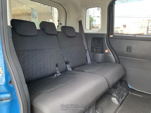 最小回転半径4.6mと取り回しの良いコンパクトなサイズを維持しつつ、前後乗員間距離は最大1,105mm確保することで、広々とした後席周りを実現。 トヨタ ルーミー