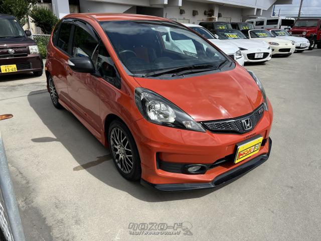 ホンダ フィット Rs 6速マニュアル タイヤ4本新品 10 H22 年式 オレンジ 1500cc 株式会社 ドドンパ車店 13 5万km 保証付 24ヶ月 30千km 沖縄の中古車情報 クロスロード