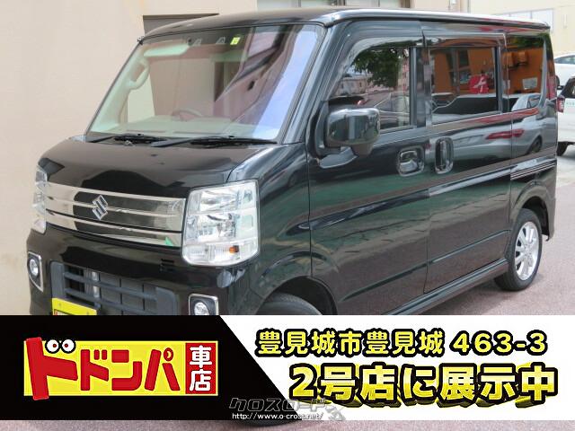 スズキ エブリイワゴン PZターボ 車検・保証2年付き☆片側パワスラ ナビ フルセグ Bluetooth  バックカメラ・2022(R4)年式・ブルーイッシュブラックパール・660cc・株式会社 ドドンパ車店・1万km・保証付・24ヶ月・30千km |  沖縄の中古車情報 - クロスロード