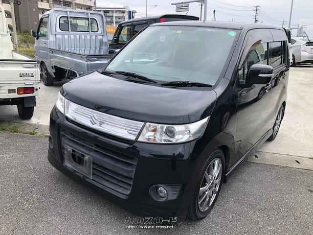 スズキ ワゴンrスティングレー T ターボ車 内地中古車 10 H22 年式 黒 660cc Auto Salon Good Wave 9万km 保証付 1ヶ月 1千km 沖縄の中古車情報 クロスロード