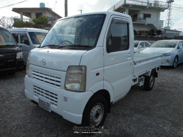 マツダ スクラムトラック 本土中古車 低走行4万キロ台 05 H17 年式 ホワイト 660cc Immensity イメンシティー 3 9万km 保証無 沖縄の中古車情報 クロスロード