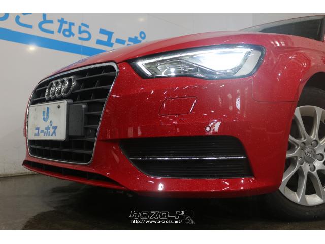 低いフロントエンドからはじまるボディラインはドーム状のルーフと小型ルーフスポイラーを経てテールエンドまで、伸びやかに続いている アウディ A3