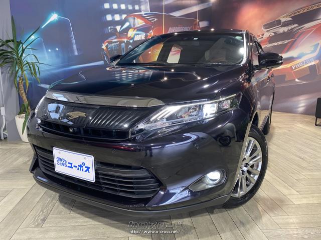 トヨタ ハリアー プレミアム アドバンスドパッケージ Op5年保証対象車 純正sdナビ 黒革シート パワーバックドア Jblサウンド 14 H26 年式 ブラックパールクリスタルシャイン 00cc ユーポス那覇新都心店 7 6万km 保証付 3ヶ月 距離無制限 沖縄の中古車情報