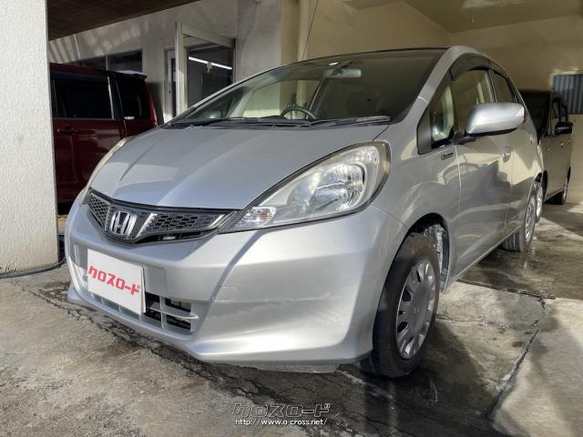 ホンダ フィット G 10thアニバーサリー 内地車両 純正ナビ バックカメラ 電動格納ミラー アイドリングストップ スマートキー 2年保 12 H24 年式 シルバー 1300cc クルマ買取のマルク 6 3万km 保証付 3ヶ月 3千km 沖縄の中古車情報 クロスロード