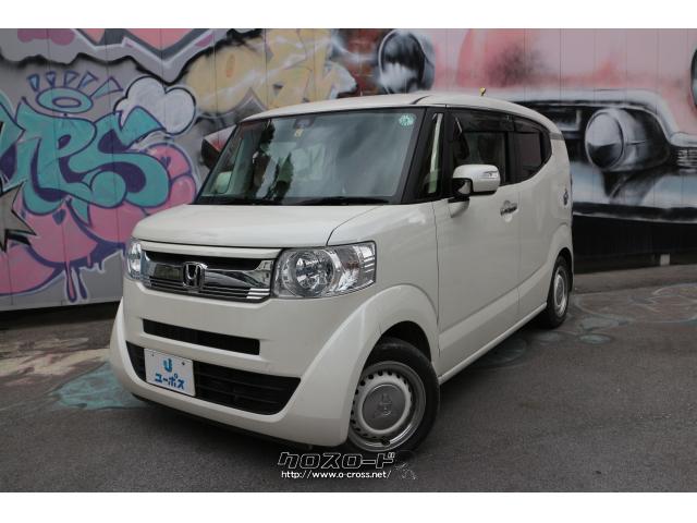 ホンダ N Boxスラッシュ G Lインテリアカラーパッケージ Op10年保証対象車 レザーシート 純正ナビ 17 H29 年式 プレミアムホワイトパールiiii 660cc ユーポス奥武山店 3 6万km 保証付 3ヶ月 距離無制限 沖縄の 中古車情報 クロスロード