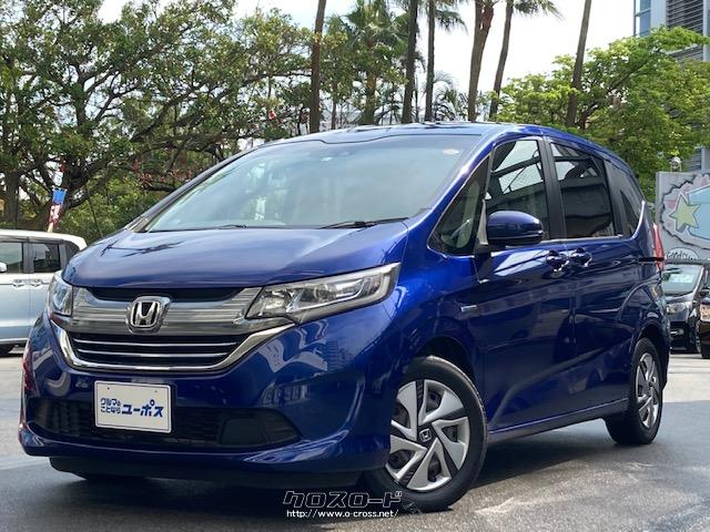 ホンダ フリードハイブリッド G ホンダセンシング Op10年保証対象車 純正メモリーナビ 両側パワースライドドア Ledヘットライト 17 H29 年式 コバルトブルーパール 1500cc ユーポス奥武山店 5 6万km 保証付 3ヶ月 距離無制限 沖縄の中古車情報 クロスロード