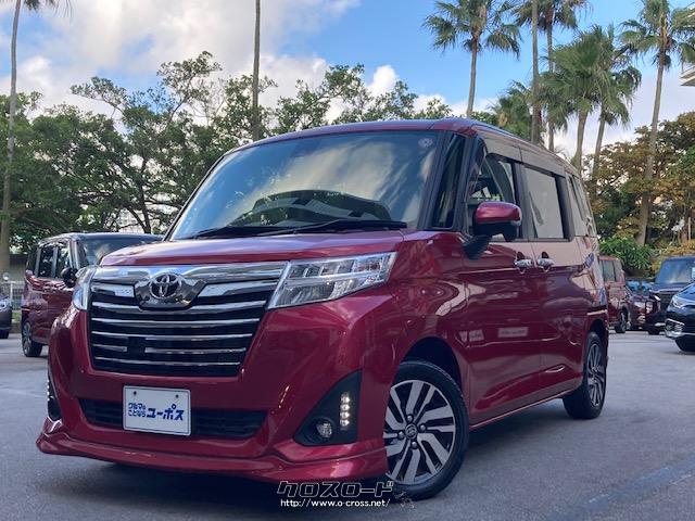 トヨタ ルーミーカスタム カスタムG S マゼンタベリーマイカメタリック 沖縄ユーポスでは全車試乗可能です!まずは乗ってみて☆ トヨタ ルーミー
