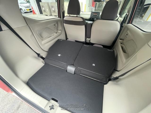 後部座席は分割可倒式で体積の大きな荷物も積載可能。 日産 デイズ