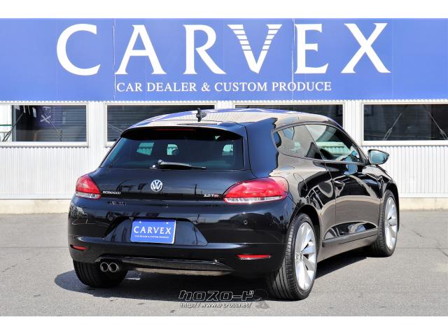 リアのフェンダーも大きく張り出し、重心バランスも低く爽快なコーナリング性能を持ち合わせています フォルクスワーゲン シロッコ