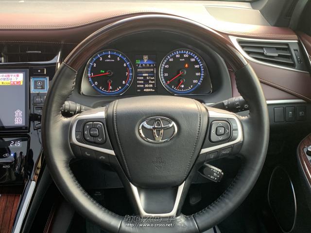 高級感あふれるウッドコンビハンドル トヨタ ハリアー