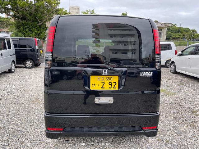 ホンダ バモス ターボ☆本土仕入れ車両☆・2009(H21)年式・黒・660cc