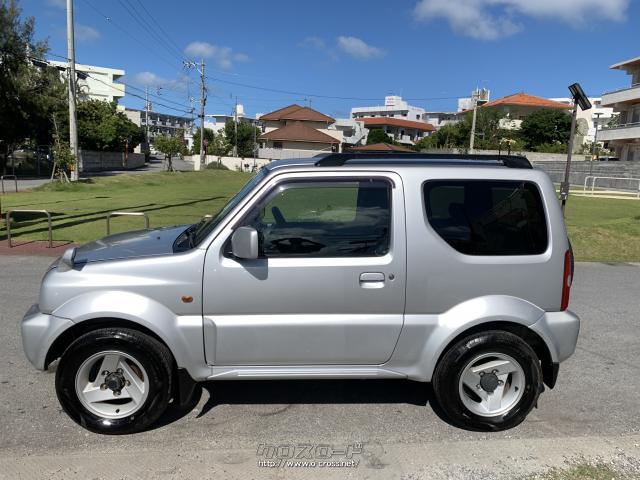 スズキ ジムニー 3ドア 4WD シルバー スズキ ジムニーシエラ パートタイム4WD☆背面タイヤ☆・2002