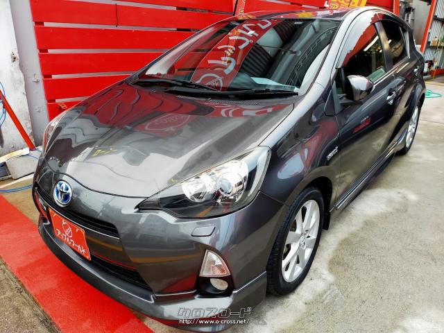 トヨタ アクア S フルエアロ フルセグ Bluetooth ETC ドラレコ・2012  