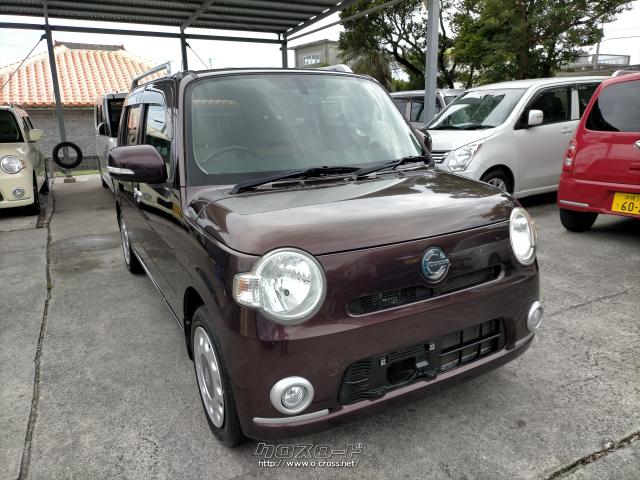 ダイハツ ミラココア ココアプラスx 本土中古車 10 H22 年式 茶 660cc カーショップ イチロー 7 4万km 保証付 3ヶ月 5千km 沖縄の中古車情報 クロスロード
