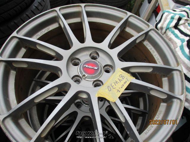 ホイール 18インチ 3万円 株式会社チャレンジ Rays 18 7 1 2j 5穴100ピッチ Zvw30プリウスについてました 少しキズ有り セット価格 沖縄のカー用品 車パーツ情報 クロスロード