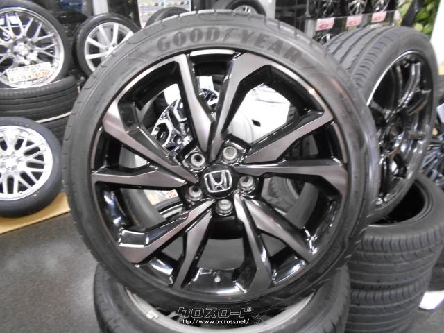 ホイール タイヤ 18インチ 美品ホンダ純正 タイヤホイル4本セット 5万円 シュターク 本店 シビック Fk7 外し 10 50 114 3 5h グッドイヤー 235 40r18 4本セット 沖縄のカー用品 車パーツ情報 クロスロード
