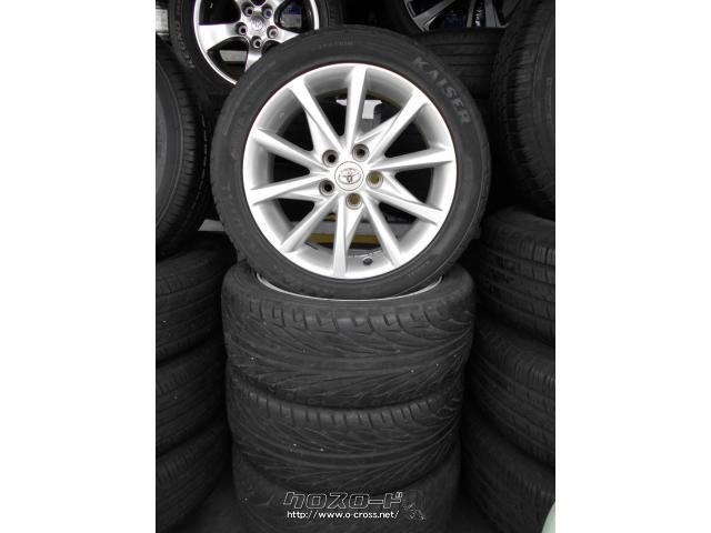 ホイール・タイヤ・17インチ プリウスα純正タイヤホイル4本セット・ご  