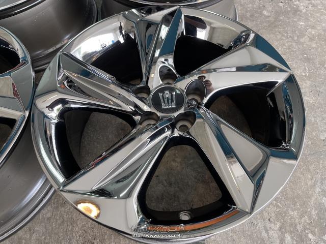 ホイール・18インチ中古美品トヨタ220系クラウンRS純正アルミ4本Set J5  