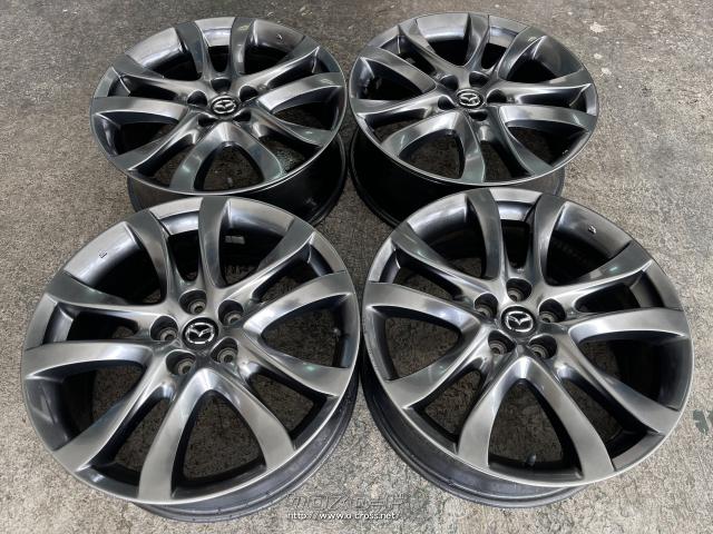 ホイール・19インチ中古マツダGJアテンザ純正アルミ4本SetJ2・ご成約  