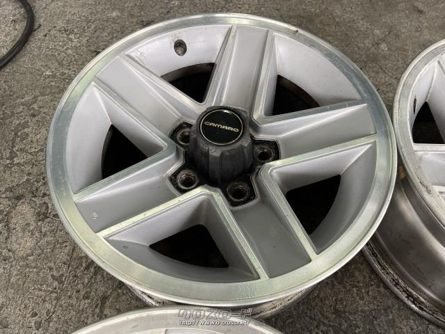 シボレー カマロ 純正アルミホイール＋タイヤ 4本セット 16x8J 5穴 120.65 ＋55 CHEVROLET CAMARO PROXES 245/55ZR16 18年製 札幌市 シボレー カマロ 純正アルミホイール＋タイヤ 4本セット 16x8J 5穴