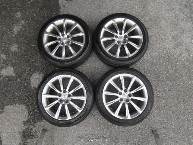 ホイール・タイヤ・マークX純正18インチタイヤホイール4本セット・5万  
