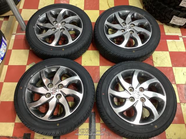 ホイール・タイヤ・14インチ中古スズキパレット純正アルミ4本Set新品  